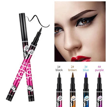 Load image into Gallery viewer, Waterproof Eyeliner Pencil 36H Long-Lasting Liquid Eye Liner Pen Black Liquid Eyeliner
