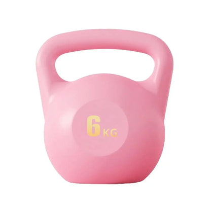 Women Lifting Kettle 2-6kg Dumbbell Carrying Kettlebells Deep Squat Strength Training Fitness Home Exercise Soft Kettlebells