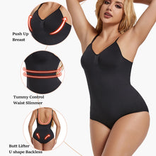 Load image into Gallery viewer, U-Shape Backless Bodysuit Shapewear Women Tummy Control Body Shaper Camis Top Slimming Briefs Thongs Shaping Underwear
