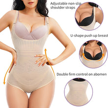 Load image into Gallery viewer, Sexy Bodysuit Women Shapewear Tummy Control Seamless Slimming Underwear Open Bust Full Body Shaper
