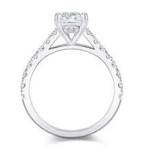 Load image into Gallery viewer, Radiant Cut 1.5 Ct Moissanite Engagement Ring VVS1 D Color 925 Sterling Silver For Women
