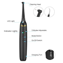 Load image into Gallery viewer, Electric Dental Calculus Remover Tooth Cleaner Portable Sonic Dental Scaler Tartar Plaque Stain Remover
