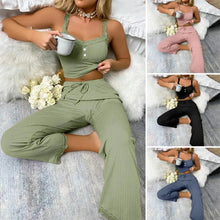 Load image into Gallery viewer, Women Pajama Set Women Casual Two-piece Set Women&#39;s Summer Pajamas Set
