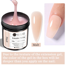 Load image into Gallery viewer, 150g Nude Clear Extension Nail Gel Polish Nails Finger Form Camouflage Hard Gel Fast Extension Acrylic Nail Manicure
