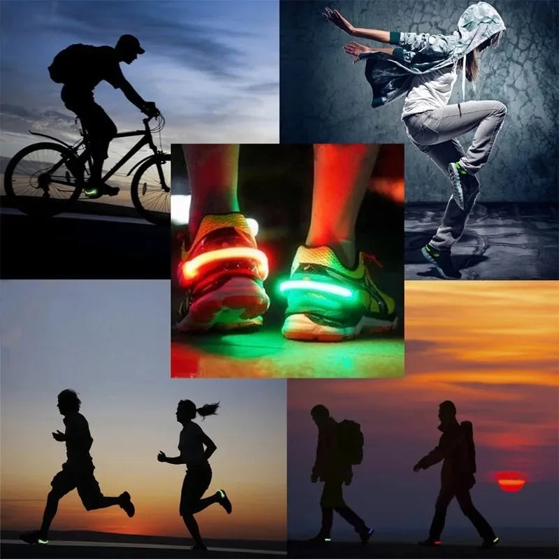 Shoe Clip Light Outdoor Night Running and Cycling Safety Warning Shoe Light LED Flash Shoe Clip Light 5