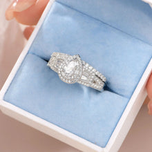 Load image into Gallery viewer, 925 Sterling Silver Wedding Engagement Ring for Women Bridal Set
