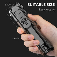 Load image into Gallery viewer, Flash Light Portable Rechargeable Spotlights High Power Rechargeable Led Flashlight
