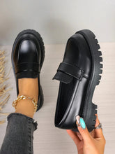 Load image into Gallery viewer, Large Size Loafers Women Platform Flats Spring New Designer Dress Elegant Shoes
