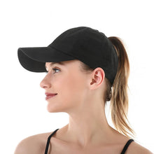 Load image into Gallery viewer, Summer Solid Color Baseball Caps Golf Wear Women Sport Leisure Cross Ponytail Hat Mesh Quick-Drying
