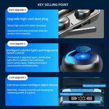 Load image into Gallery viewer, F9 Wireless Earphones LED Dislpaly Binaural TWS Wireless Bluetooth Headset Waterproof Noise Reduction Bluetooth Headphones
