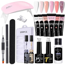 Load image into Gallery viewer, 15ML Quick Extension Gel Kit All for Manicure Gel Nail Extension Set Slip Solution Acrylic Gel Polish Nail Art DIY Tool
