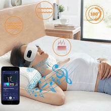 Load image into Gallery viewer, Smart USB Rechargeable Electric Eye Massager Air Pressure Hot Compress Massage Glasses
