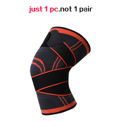 1 PCS Knee Pads Fitness Sports Knee Support Braces for Men Women Compression Elastic Nylon Training and Exercise Kneepad Sleeve