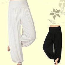 Load image into Gallery viewer, Vintage Sportswear Women&#39;s Harem Pants Yoga Loose Long Pants Belly Dance Boho Sports Wide Trousers
