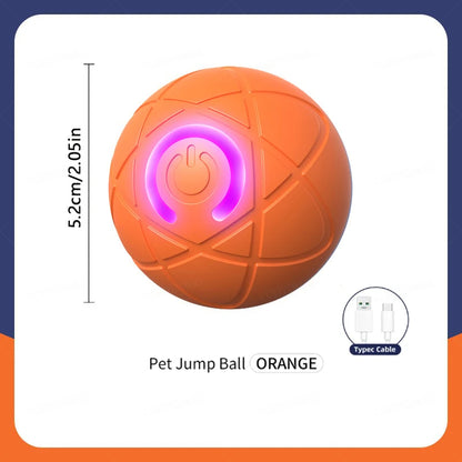 Smart Dog-Cat Toy Ball Electronic Interactive Pet Toy Moving Ball USB Automatic Moving Bouncing for Puppy Birthday Gift Cat Products