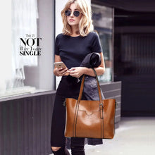 Load image into Gallery viewer, Shoulder Bags for Women Oil Wax Leather Handbag Tote Crossbody Bag Vintage Satchels Women Bags Designer Handbag
