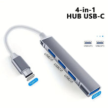 Load image into Gallery viewer, USB HUB 3.0  Extender 4 Port Splitter Adapter OTG Docking Station For Phone Macbook Pro 13 15 Air PC Laptop Computer Hub
