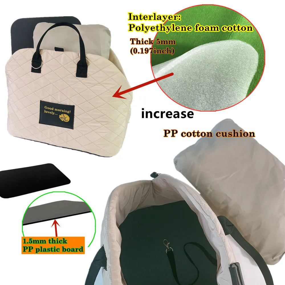 Car Seat Pet Protection Travel Carrier,Pet Carrier for Cats Dog,Dog Carriers Cat Carriers, Dogs carrier Pet Cat Shoulder Handbag