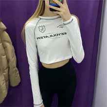 Load image into Gallery viewer, Y2k Clothes Moto &amp; Biker Slim T-shirt Woman Clothing Summer Outfit
