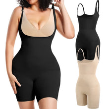 Load image into Gallery viewer, Mesh Butt Lifter Shorts Bodysuit Shapewear Women Underbust Corset Tummy Control Body Shaper Thigh Slimmer 3D Hip Enhancer
