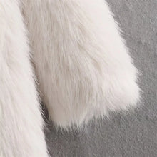 Load image into Gallery viewer, New women&#39;s fashion temperament versatile loose large lapel artificial fur effect coat
