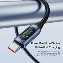 Load image into Gallery viewer, Type C to Type C Cable 100W PD Fast Charging Charger USB C to USB C Display Cable
