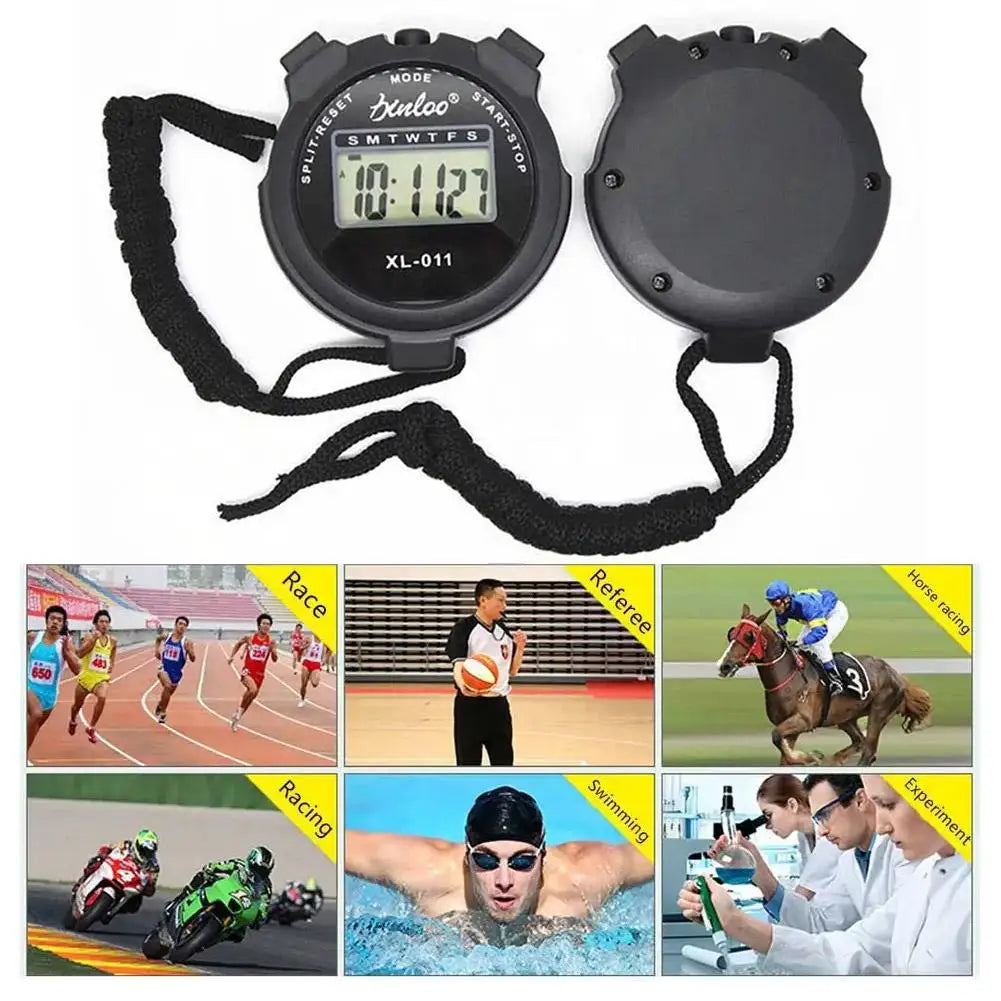 Digital Sports Stopwatch Referee Handheld Stop Watch Exercise Equipment Suitable For Fitness Swimming