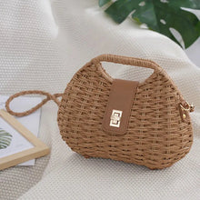 Load image into Gallery viewer, NEW Straw Crossbody Bag Women Elegant Fashion Straw Woven Rattan Bag Straw Rope Crossbody Sling Bag
