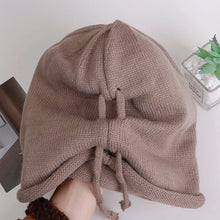 Load image into Gallery viewer, Warm Knitted Baggy Beanie Hat Women Men Drawstring Kpop Slouchy Wool Cap Winter Spring Soft Skullcaps
