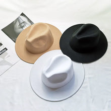 Load image into Gallery viewer, Hat Women Hat Luxury Hats for Men Women Fashion Formal Wedding Decorate Camel Panama Cap
