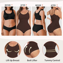 Load image into Gallery viewer, Seamless Sleeveless V-Neck Bodysuit Shapewear Women Tummy Control Body Shaper Butt Lifter Camisole Vest Top Slimming Waist
