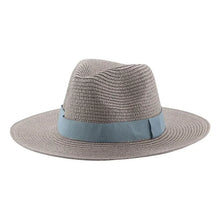 Load image into Gallery viewer, Hats for Women Bucket Sun Hats Ribbon Band Men Hat Straw Summer Panama Formal Outdoor Party Picnic Bucket Hat
