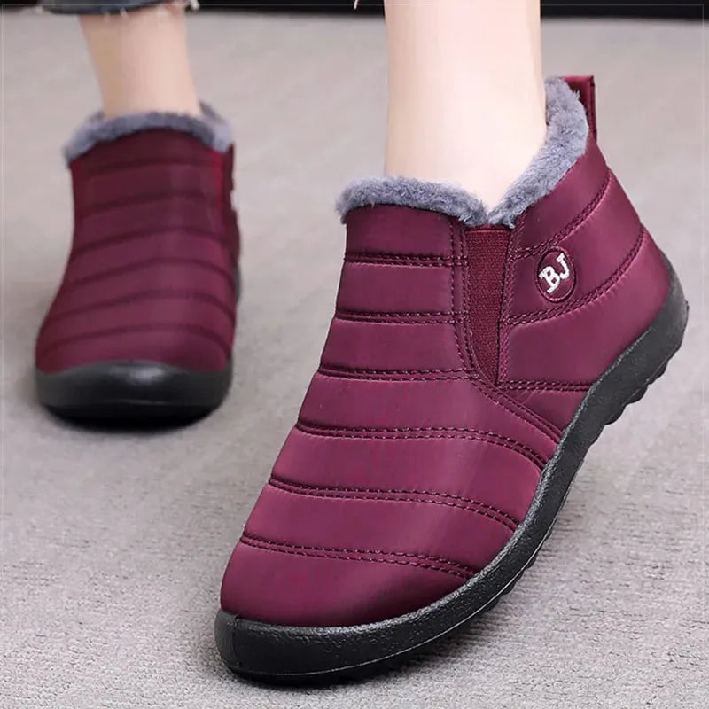 Women's Sneaker Keep Warm Winter Sneakers For Women Shoes Lightweight Fur Vulcanize Shoes - Shop & Buy