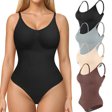 Load image into Gallery viewer, Seamless Sleeveless V-Neck Bodysuit Shapewear Women Tummy Control Body Shaper Butt Lifter Camisole Vest Top Slimming Waist
