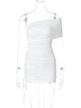 Load image into Gallery viewer, Women Sexy Party Club Evening Birthday Bodycon White Mini Dress
