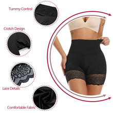 Load image into Gallery viewer, Seamless Control Panty Women Shaperwear Tummy Control Body Shaper Waist Trainer Thigh Slimmer Lace Shorts Anti Chafing Underwear
