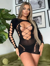 Load image into Gallery viewer, Women Dress Sexy Lingerie Fishnet Babydoll Underwear Girls Intimates Nightwear New Sexy
