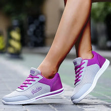 Load image into Gallery viewer, Breathable Sneakers For Women New Fashion Solid Color Soft Women Sneakers
