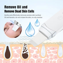 Load image into Gallery viewer, Ultrasonic Skin Scrubber Facial Spatula Blackhead Remover EMS Deep Face Cleaning Face Lift Machine
