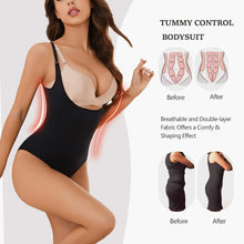 Load image into Gallery viewer, Tummy Control Bodysuit Women Shapewear Underbust Breast Push Up Body Shaper Butt Lifter Seamless Underwear
