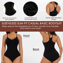 Load image into Gallery viewer, Bodysuit for Women Tummy Control Shapewear Racerback Seamless Sculpting Butt Lifter Body Shaper
