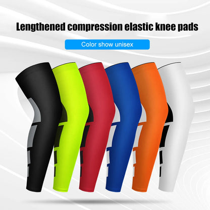 Leg Compression Sleeves, Full Leg Sleeve Long Knee Brace Knee Support Protect Basketball Football Volleyball Cycling Men Women