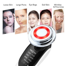 Load image into Gallery viewer, 7 in 1 Face Lift Device Microcurrent Skin Rejuvenation LED Facial Massager Light Therapy
