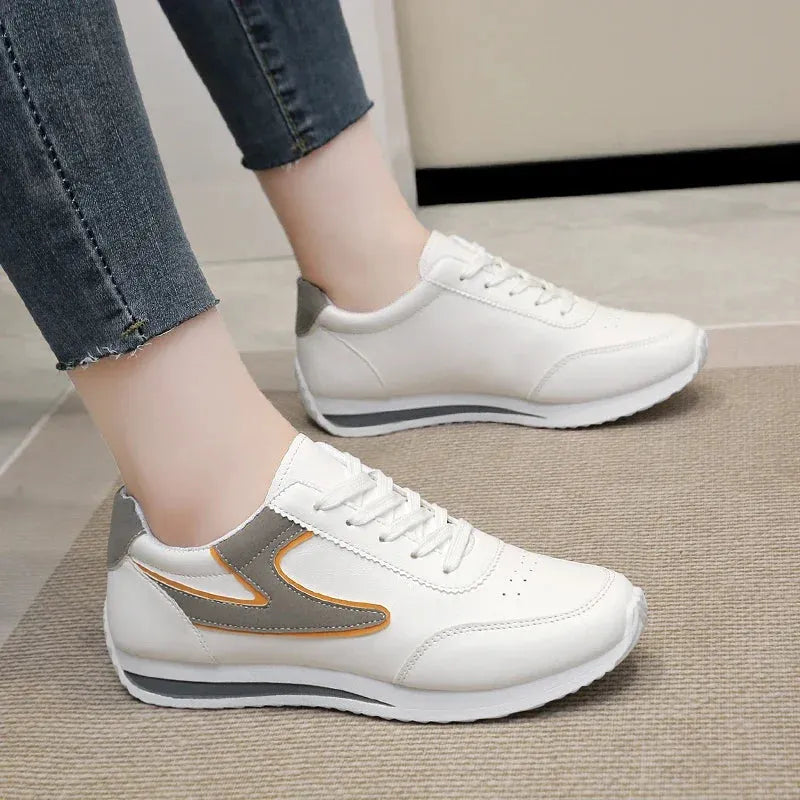 Women's Small White Shoes Fashion Comfort Sneakers All-match Lightweight Casual Running Shoes - Shop & Buy