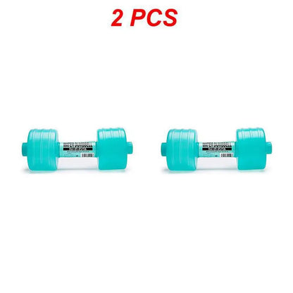 1/2/4PCS 1kg Gym Weight Loss Exercise Women Comprehensive Home Water Dumbbells For Fitness Aquatic Barbell