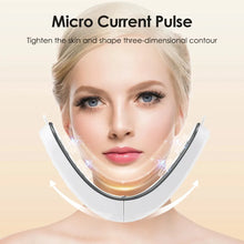 Load image into Gallery viewer, Microcurrent Face Lifting Machine Double Chin Remover EMS Facial Massager
