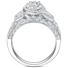 Load image into Gallery viewer, 925 Sterling Silver Wedding Engagement Ring for Women Bridal Set
