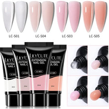 Load image into Gallery viewer, 4PCs/Set Nail Extension UV Nail Gels Set Clear Nude Semi-permanent Quick Extension Set Nail Art Acrylic Gel Polish
