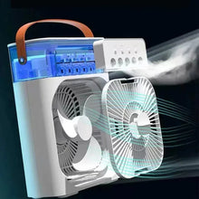 Load image into Gallery viewer, Portable 3 In 1 Fan AIr Conditioner Household Small Air Cooler LED Night Lights Humidifier Air Adjustment Home Fans
