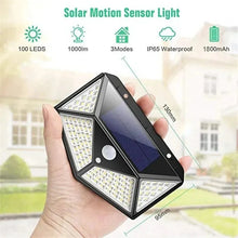 Load image into Gallery viewer, Solar Outdoor Lights Waterproof Motion Sensor Wall Lamp With Reflective Light Easy To Install Suitable For Outdoor Terraces
